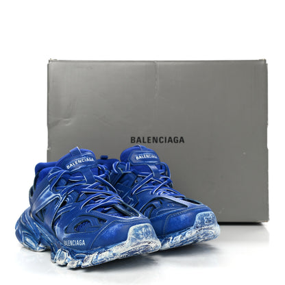 Balenciaga Mesh Nylon Womens Track Sneakers 35 Faded Blue 9 of 9