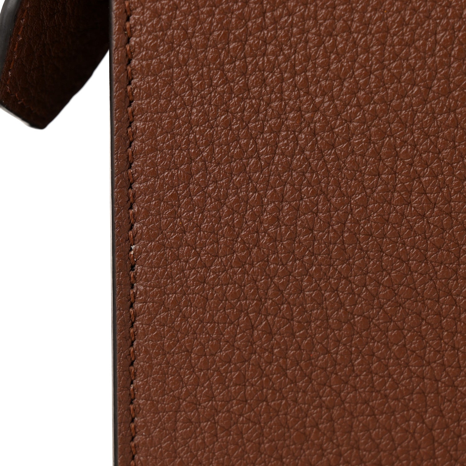 Fendi Cuoio Romano Vitello Cover Glazed Fabric Bi-Color FF 1974 Medium Peekaboo I SEE U Satchel Ghianda Saddler Tobacco Moro 13 of 14