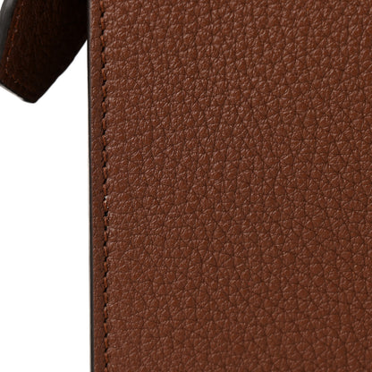 Fendi Cuoio Romano Vitello Cover Glazed Fabric Bi-Color FF 1974 Medium Peekaboo I SEE U Satchel Ghianda Saddler Tobacco Moro 13 of 14
