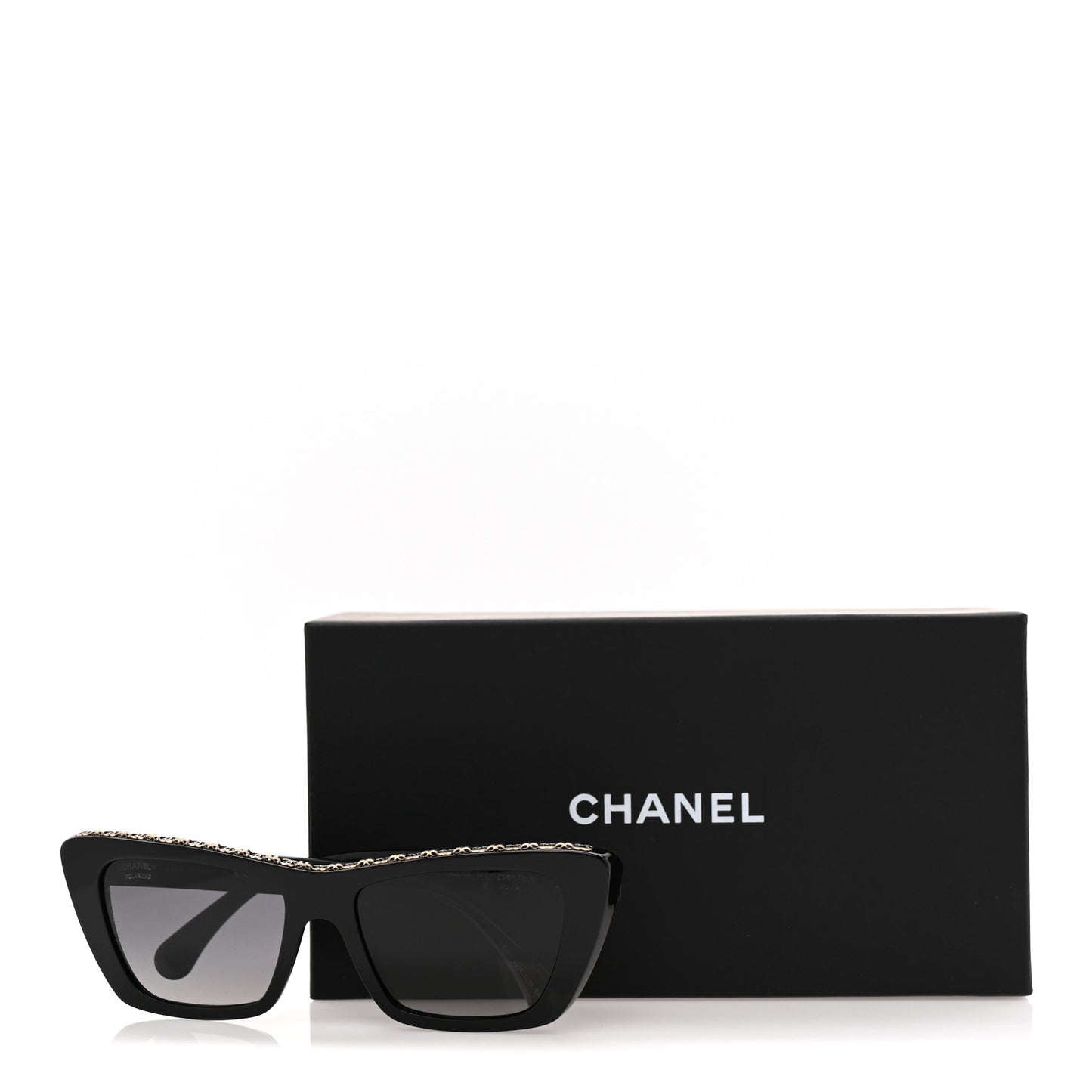 Acetate Polarized Butterfly Sunglasses 5540 Black