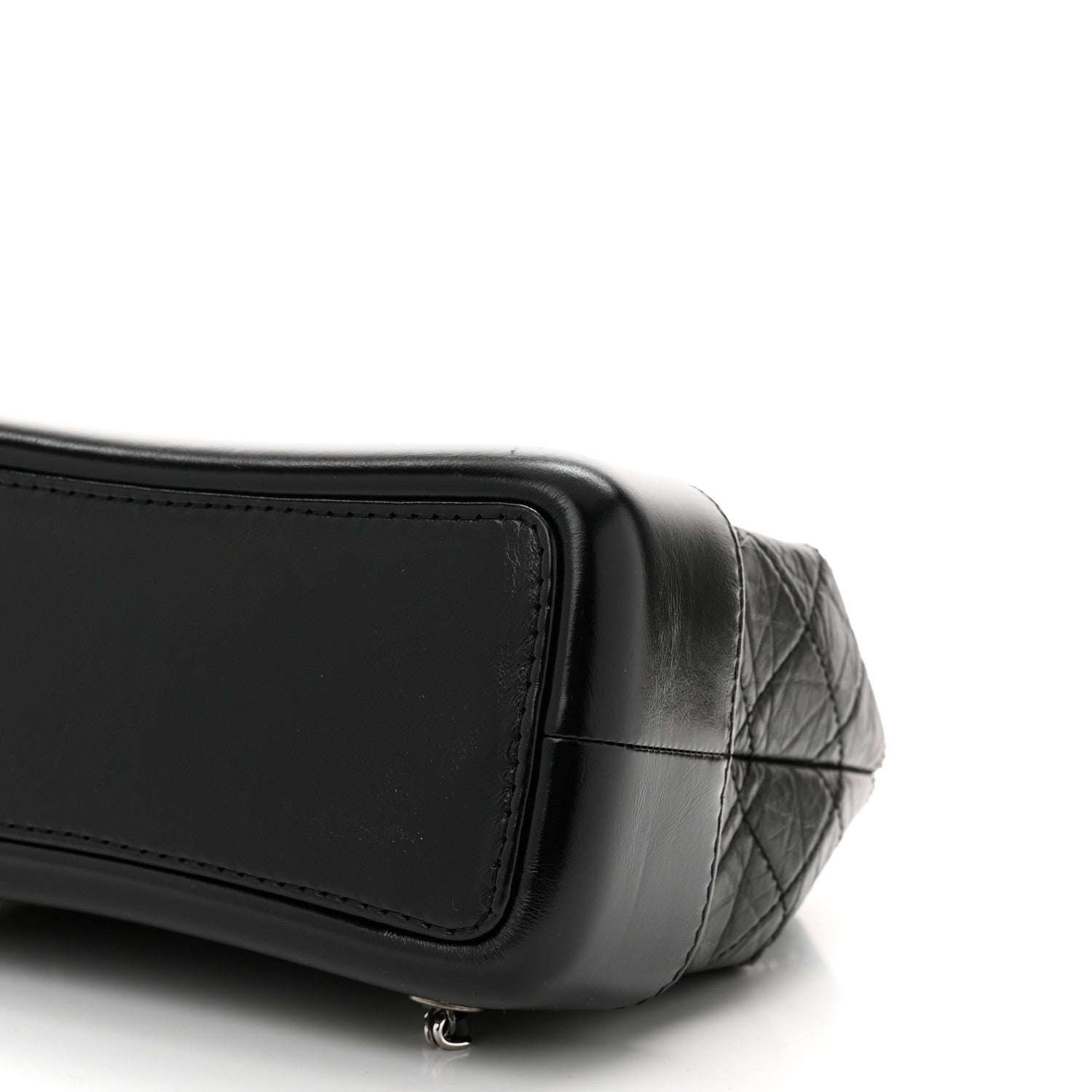 Chanel Aged Calfskin Quilted Small Gabrielle Backpack Black 10 of 10