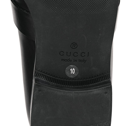 Gucci Calfskin Mens Interlocking GG Loafer 10 Black 6 of 8