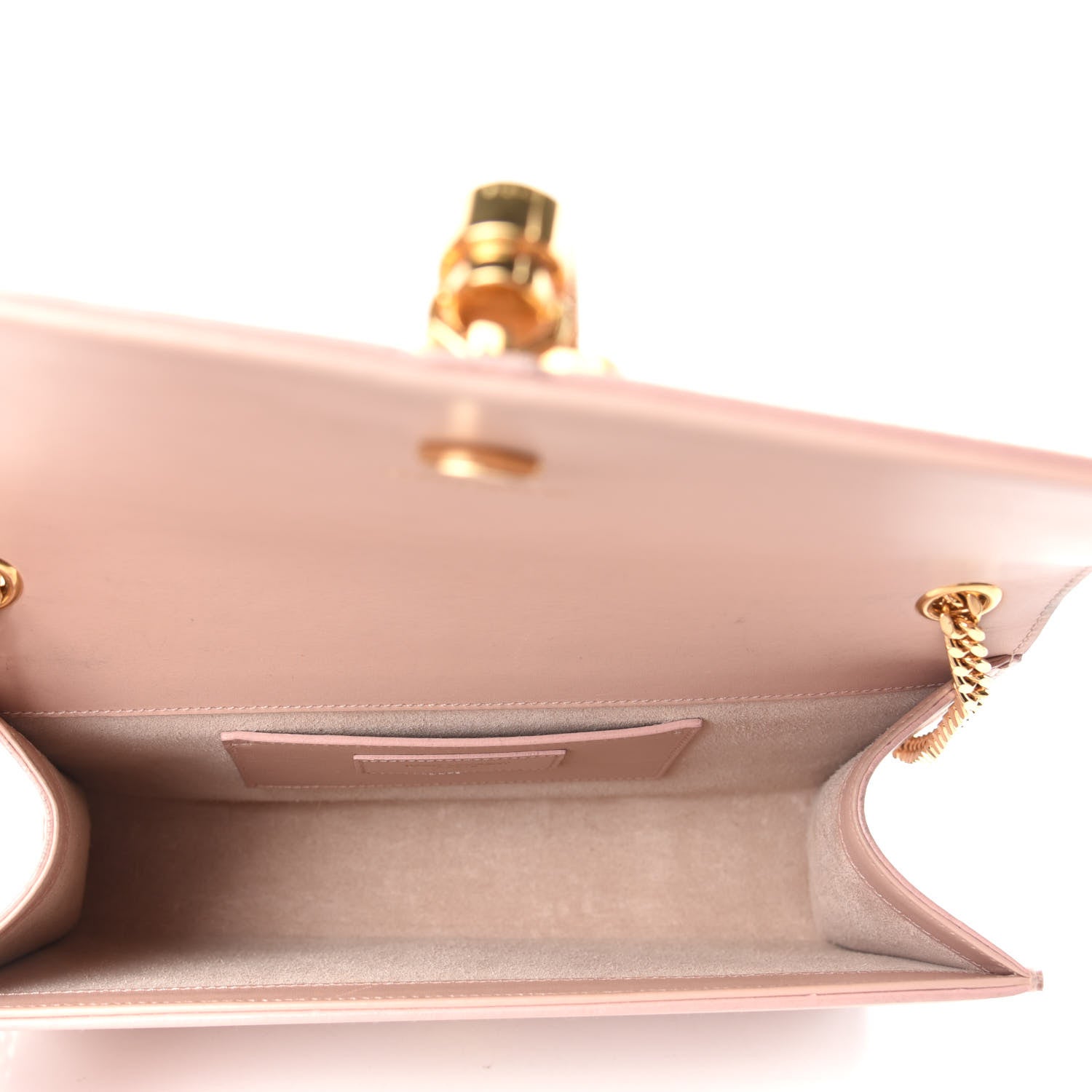 Saint Laurent Smooth Calfskin Medium Classic Monogram Kate Tassel Satchel Pink 5 of 10
