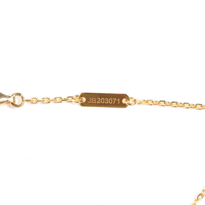 Van Cleef & Arpels 18K Yellow Gold Mother of Pearl Vintage Alhambra Pendant Necklace 5 of 6