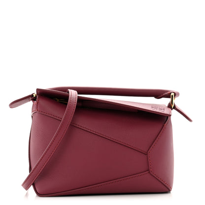Loewe Calfskin Mini Puzzle Edge Bag Crimson 1 of 11
