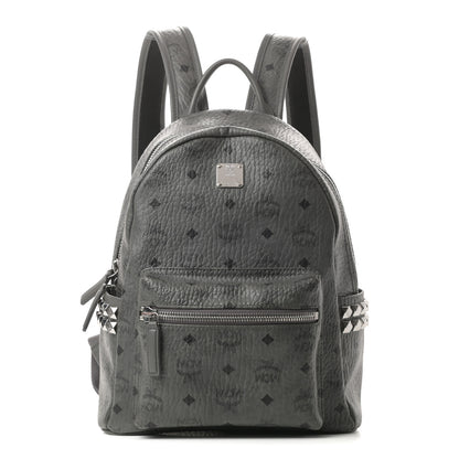 MCM Visetos Small Side Stud Stark Backpack Phantom Grey 1 of 14