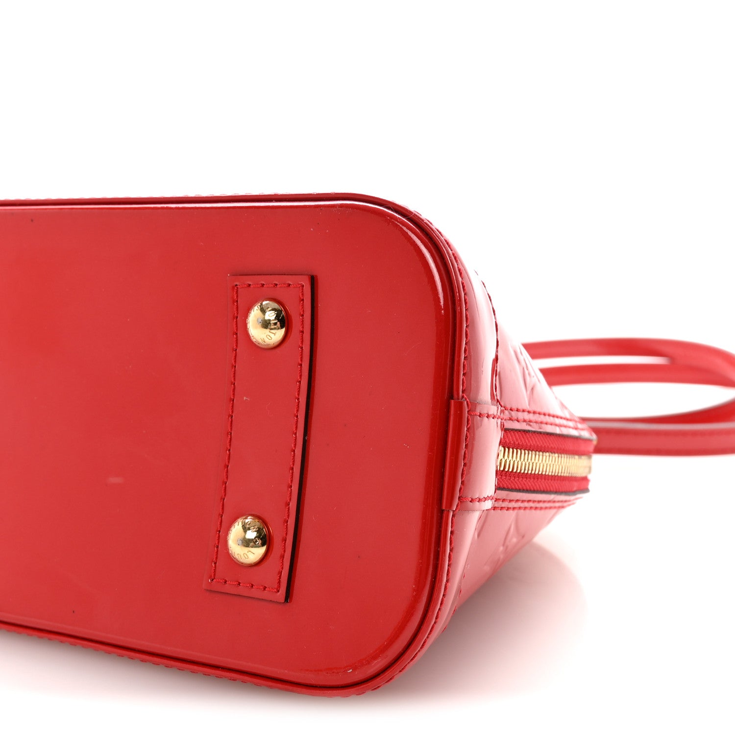 Louis Vuitton Vernis Alma BB Cherry 9 of 9