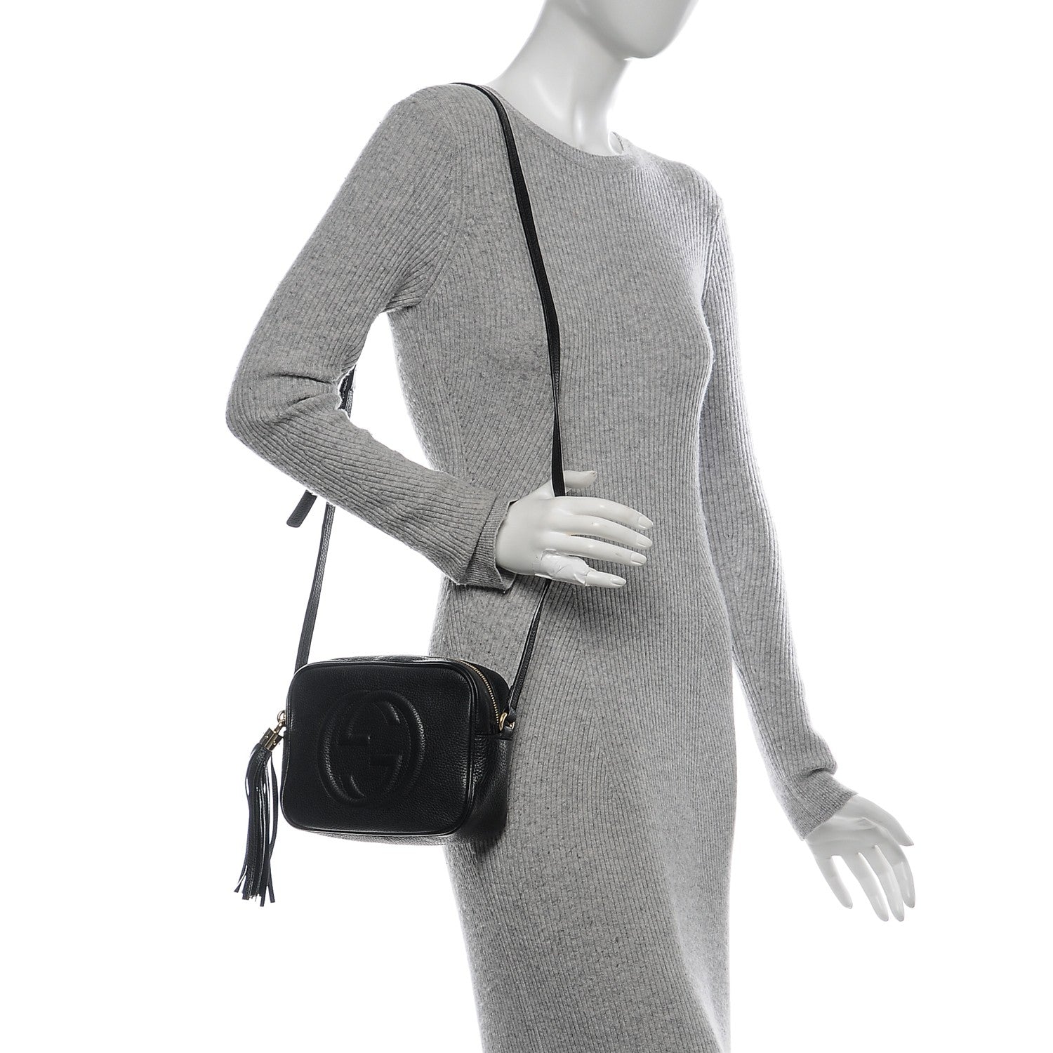 Gucci Pebbled Calfskin Small Soho Disco Bag Black 2 of 6