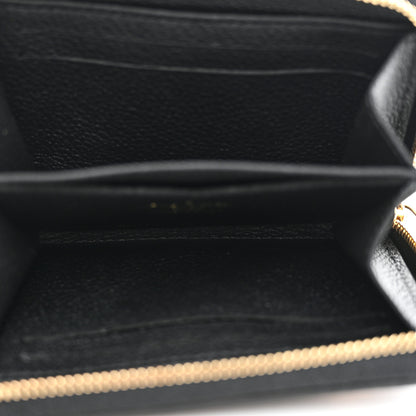Louis Vuitton Empreinte Monogram Giant Zippy Coin Purse Black Beige 5 of 7