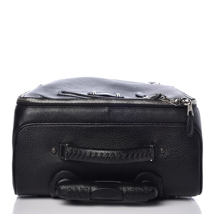 Balenciaga Grained Calfskin Classic Hardware Voyage Carry On Trolley Black 7 of 12