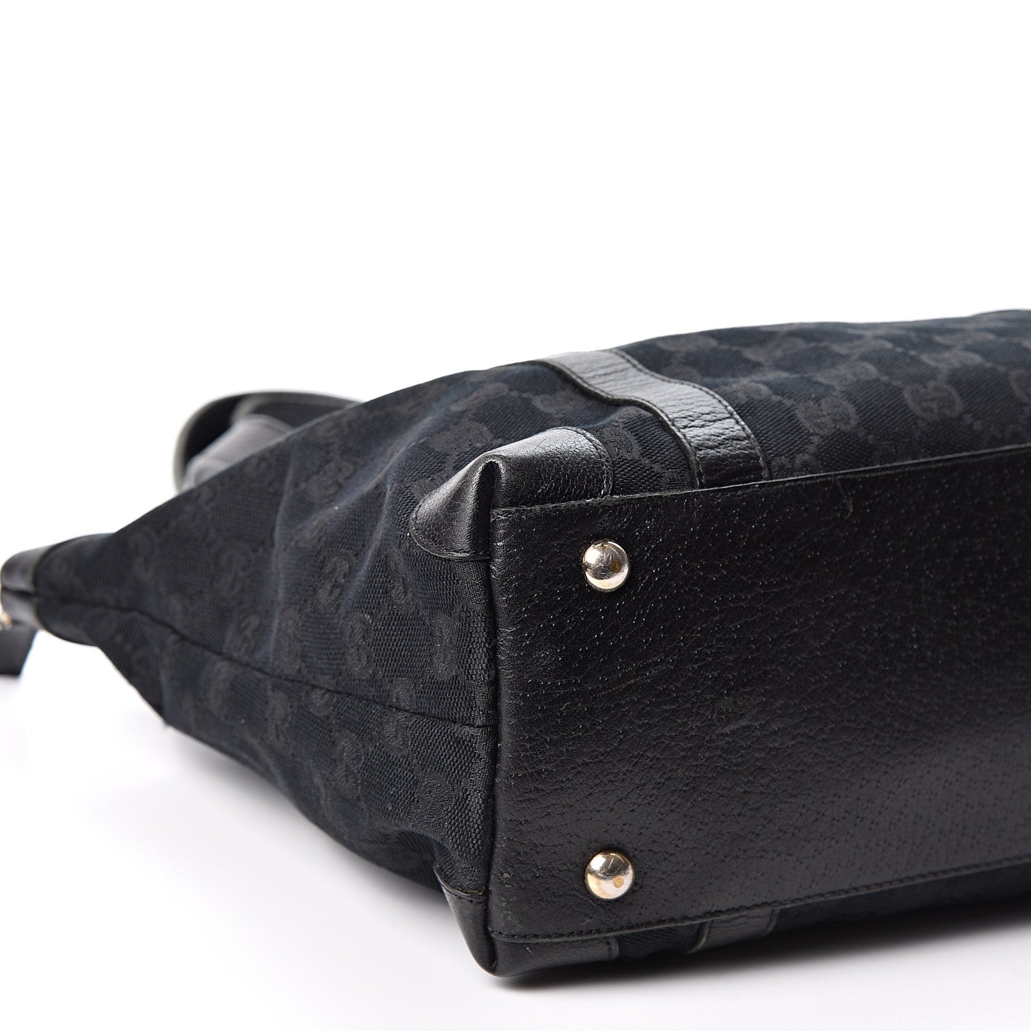Gucci Monogram Medium Abbey Tote Black 9 of 10