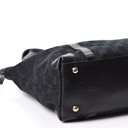 Gucci Monogram Medium Abbey Tote Black 9 of 10