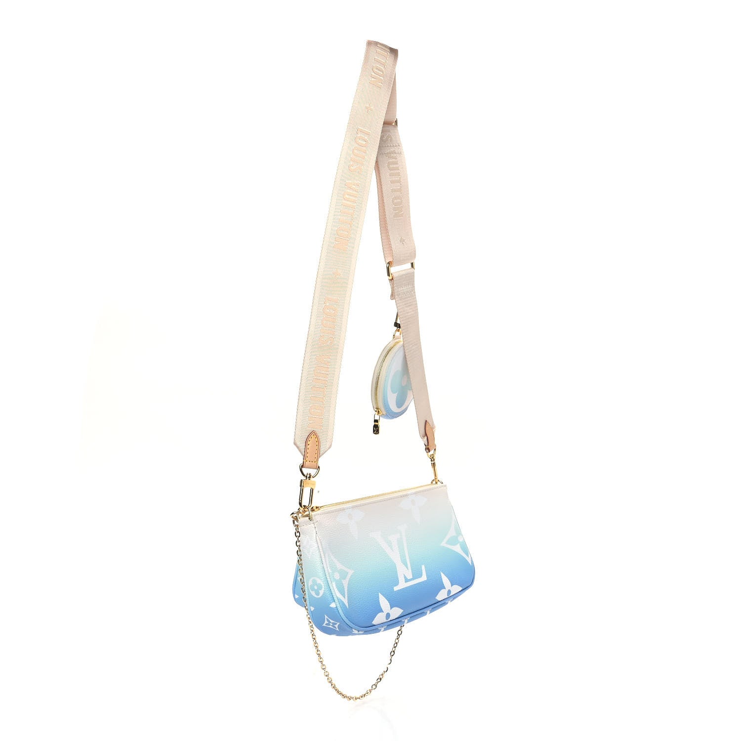 Louis Vuitton Monogram Giant By The Pool Multi Pochette Accessories Blue 3 of 11