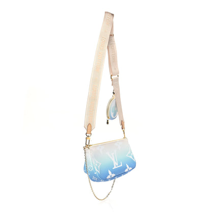 Louis Vuitton Monogram Giant By The Pool Multi Pochette Accessories Blue 3 of 11