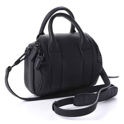 Alexander Wang Pebbled Lambskin Rockie Black Matte Black Hardware 4 of 10
