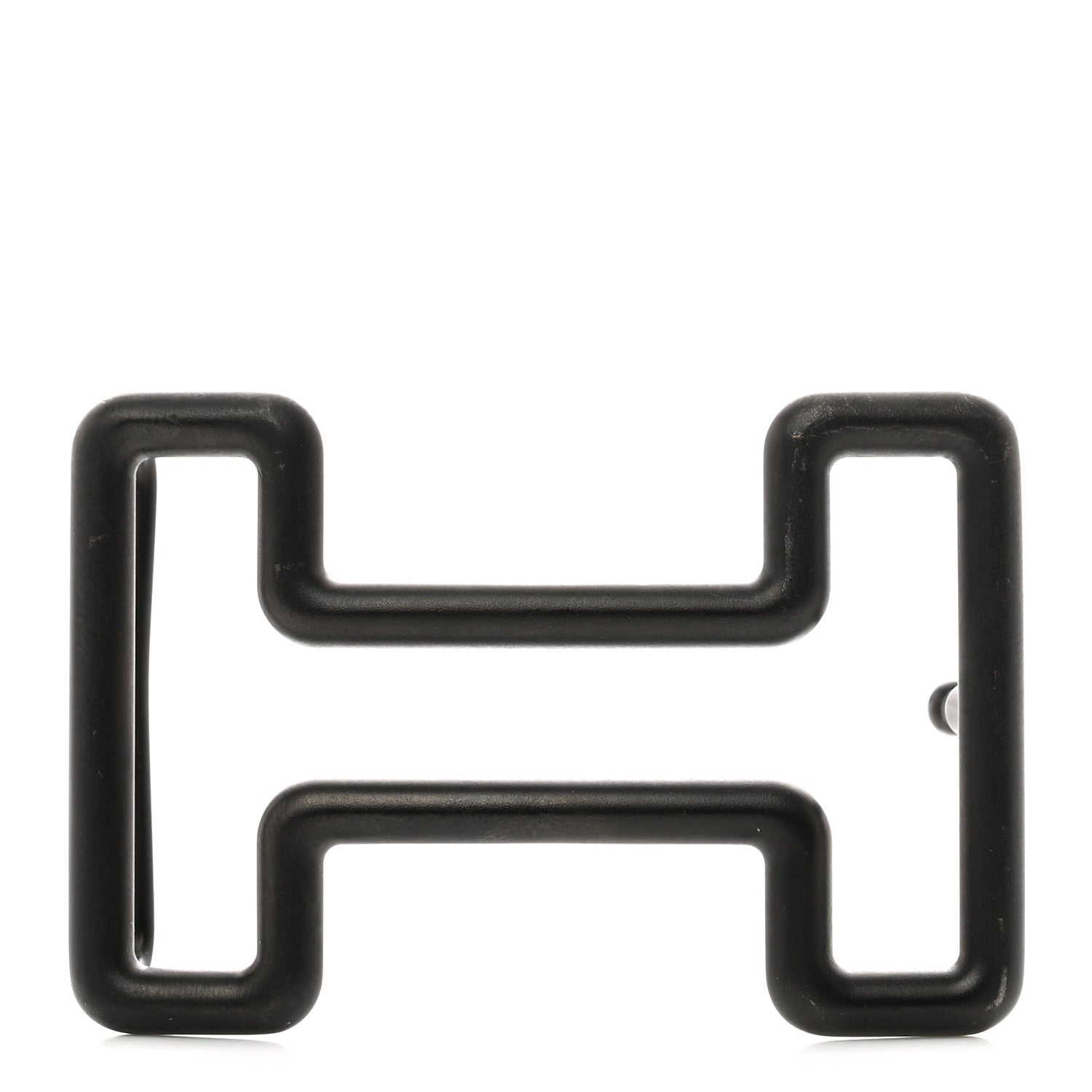 Hermes PVD Plated 32mm Tonight Belt Buckle Black 1 of 3