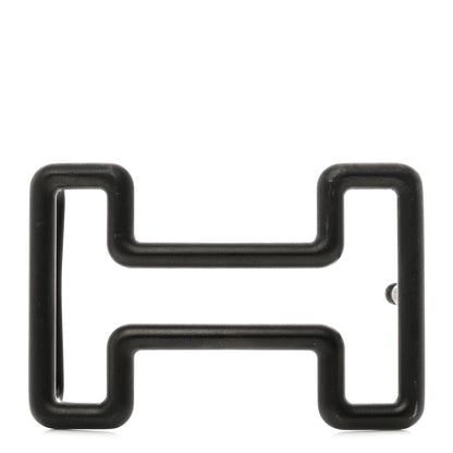 Hermes PVD Plated 32mm Tonight Belt Buckle Black 1 of 3