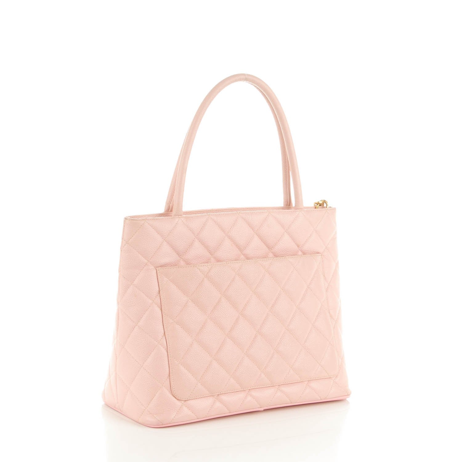 Chanel Caviar Quilted Medallion Tote Light Pink 3 of 10