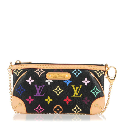 Louis Vuitton Monogram Multicolor Pochette Milla MM Black 1 of 7