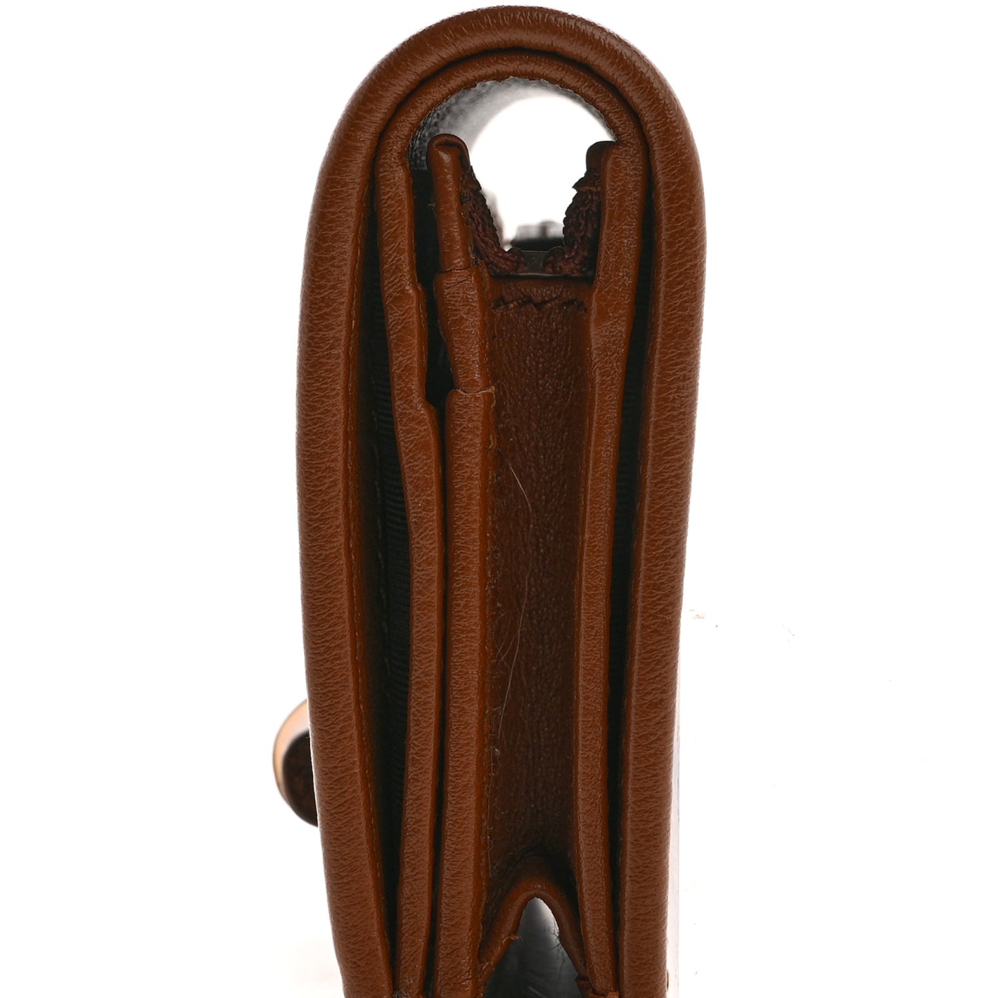 Wonka Grain Calfskin Diana Card Case Wallet Cuir