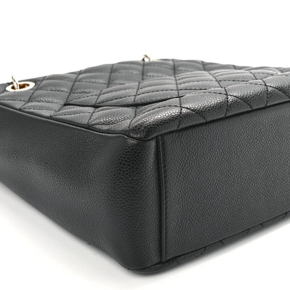 Chanel Caviar Quilted Petit Shopping Tote PST Black 10 of 11