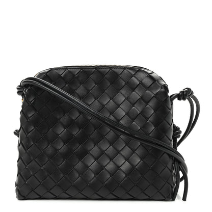 Bottega Veneta Nappa Intrecciato Nodini Mini Crossbody Black 1 of 7