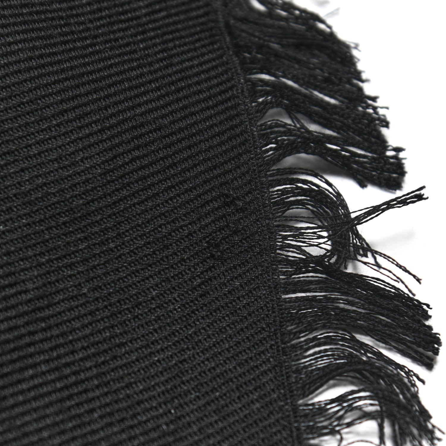Louis Vuitton Silk Wool Monogram Shawl Black 6 of 8