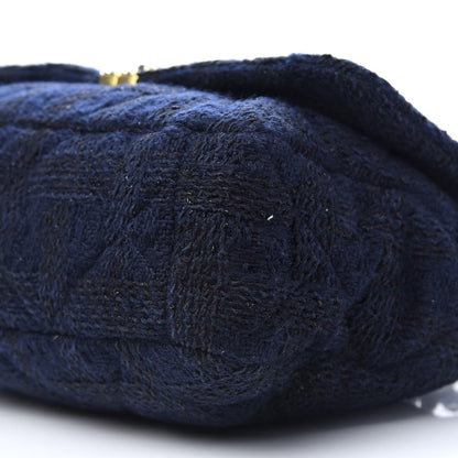 Chanel Tweed Maxi Chanel 19 Flap Navy 8 of 9