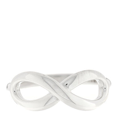 Tiffany Sterling Silver Infinity Ring 51 5.75 1 of 4