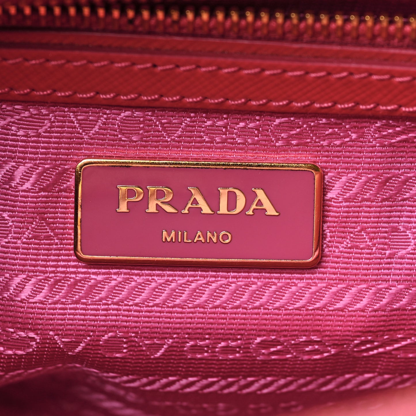 Saffiano Vernice Mini Galleria Double Zip Tote Peonia
