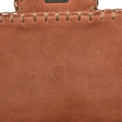 Chanel Suede Calfskin Stitch Flap Light Brown 14 of 25