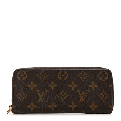 Louis Vuitton Monogram Clemence Wallet Rose Ballerine 1 of 7