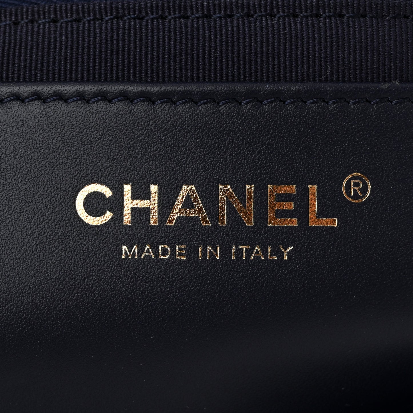 Caviar Quilted Small CC You Flap Navy
