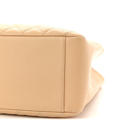 Chanel Caviar Quilted Grand Shopping Tote GST Beige Clair 10 of 10