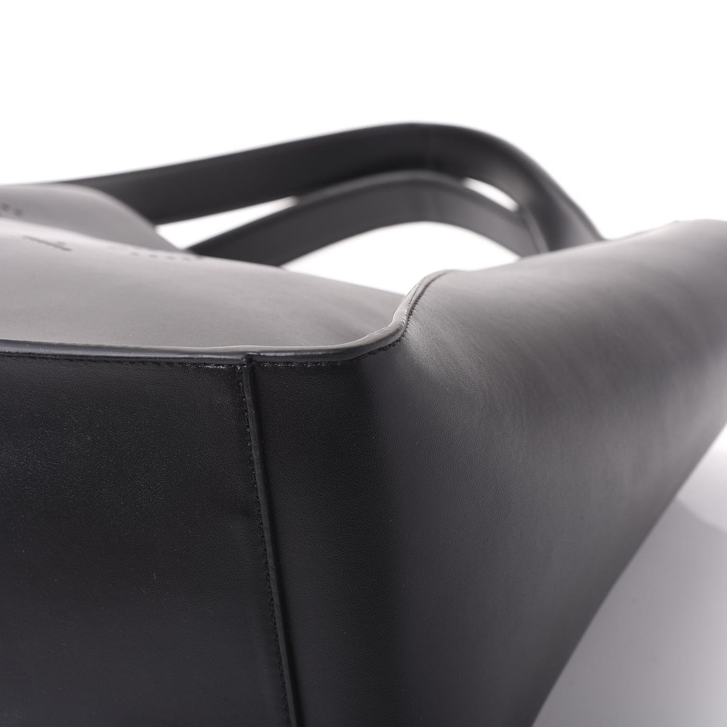 Eco Alter Nappa East West Perforated Tote Black