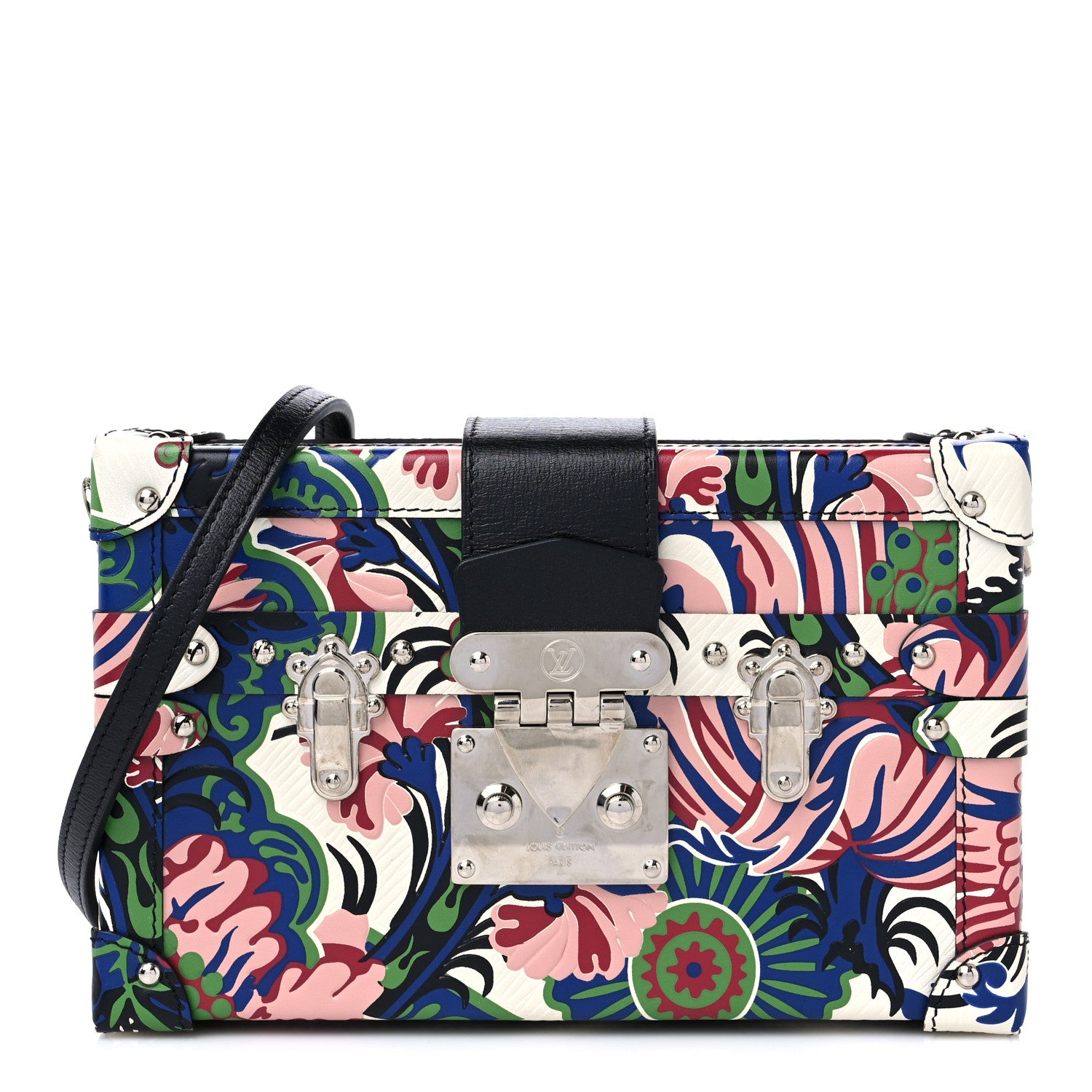 Louis Vuitton Epi Floral Petite Malle Rose Poudre Creme 1 of 9