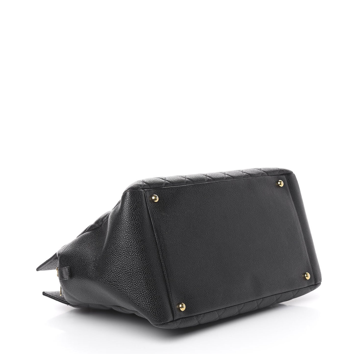 Caviar Quilted Grand Timeless Tote GTT Black