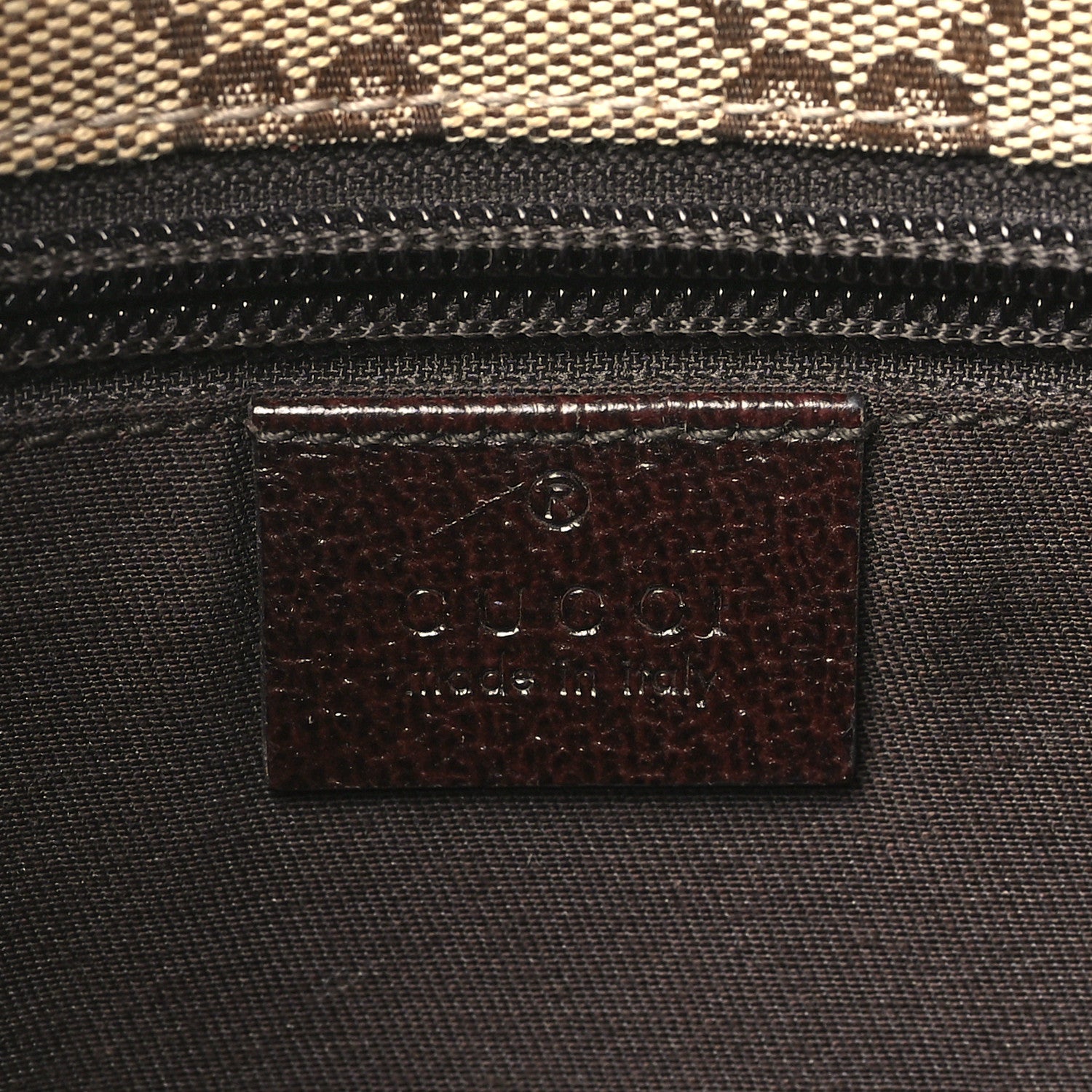 Gucci Monogram Web Small Flat Messenger Crossbody Dark Brown 6 of 9
