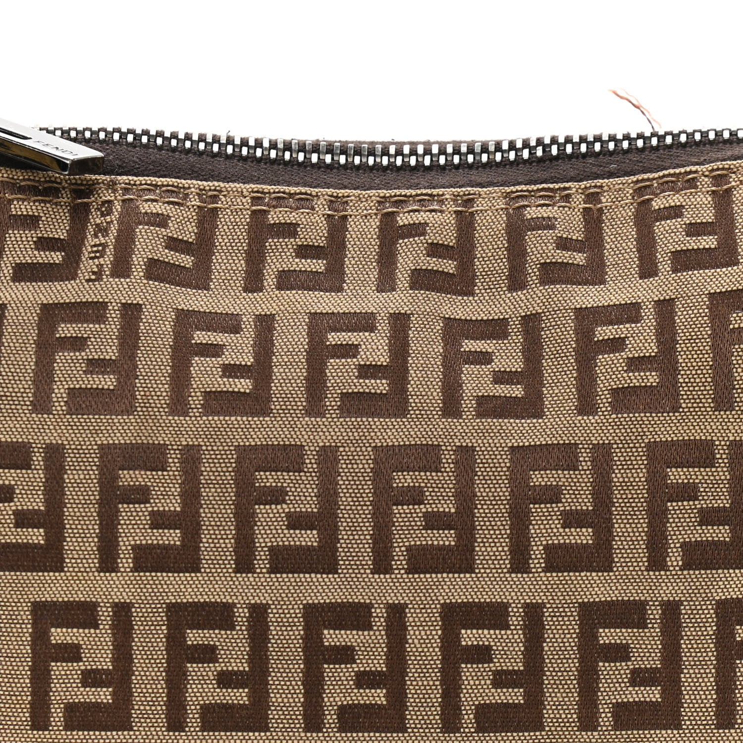 Fendi Zucchino Pochette Dark Brown 7 of 11