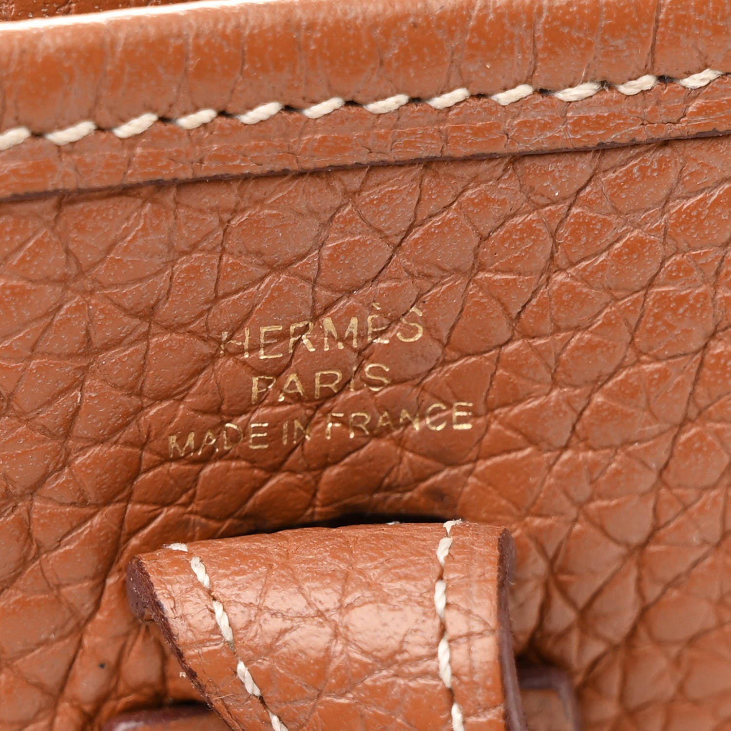 Hermes Taurillon Clemence Evelyne TPM Gold 6 of 14