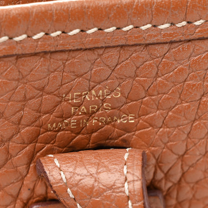 Hermes Taurillon Clemence Evelyne TPM Gold 6 of 14