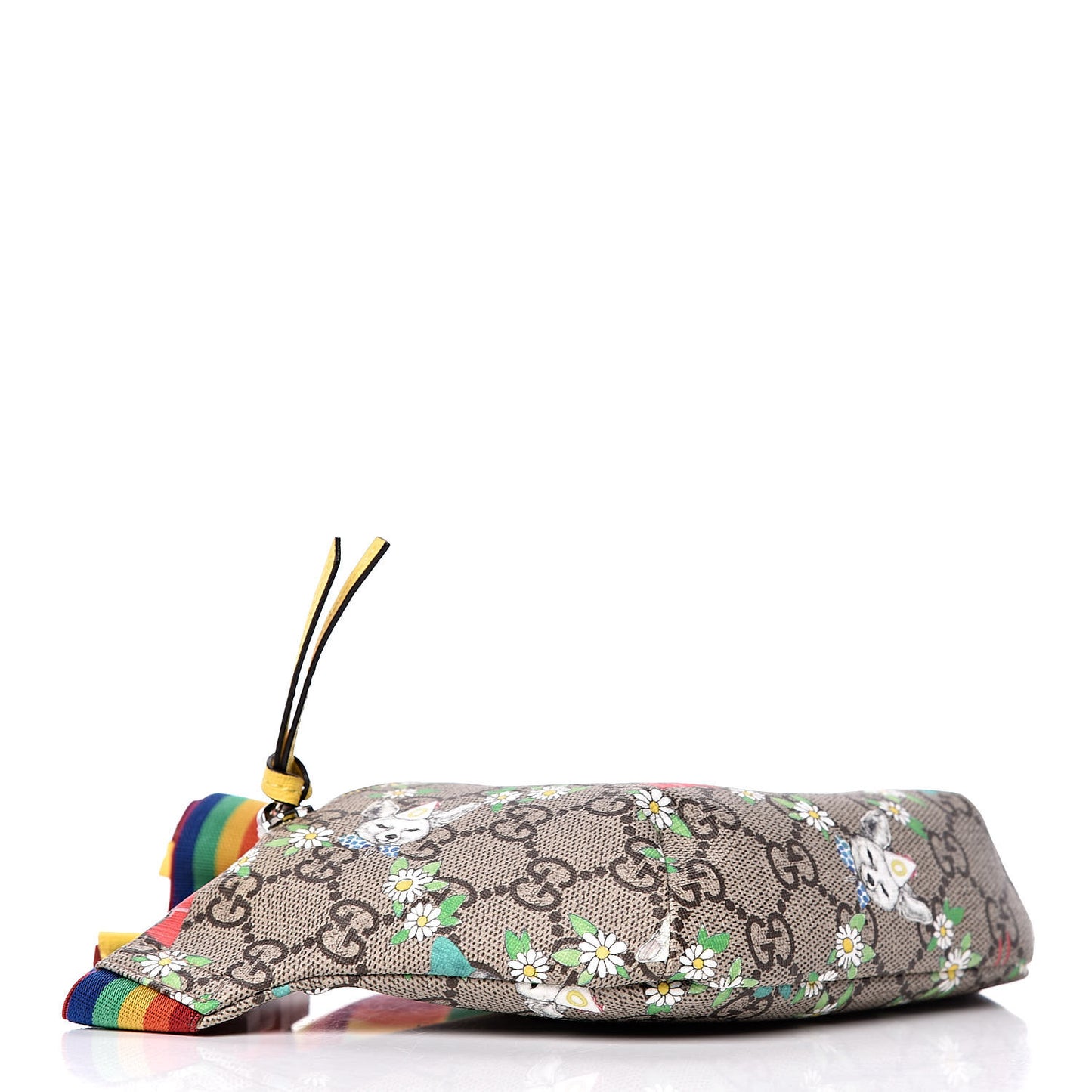 GG Supreme Monogram Love Pets Childrens Belt Bag Rainbow