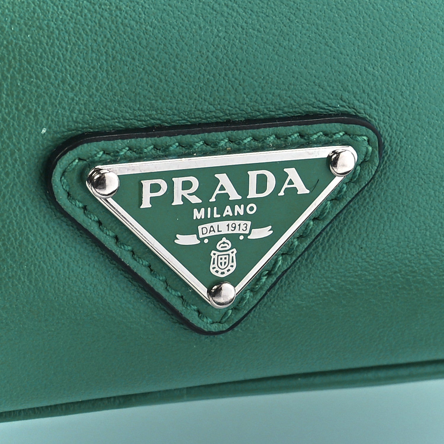 Prada Grace Lux Triangle Top Handle Shoulder Bag Mango 8 of 12