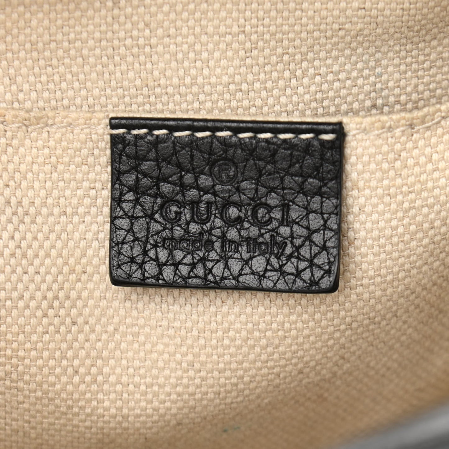 Pebbled Calfskin Small Soho Disco Bag Black