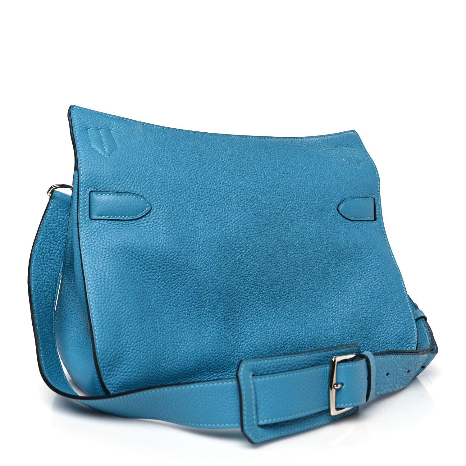 Hermes Taurillon Clemence Jypsiere 31 Turquoise 3 of 10