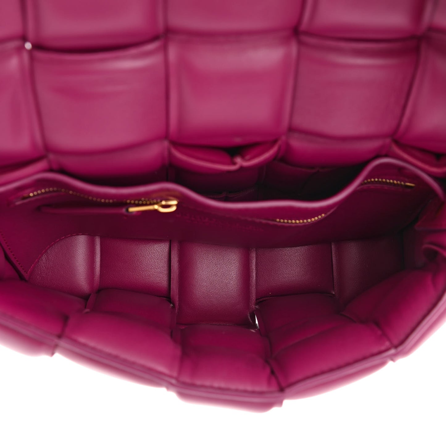 Nappa Maxi Intreccio Padded Cassette Crossbody Bag Cinnabar