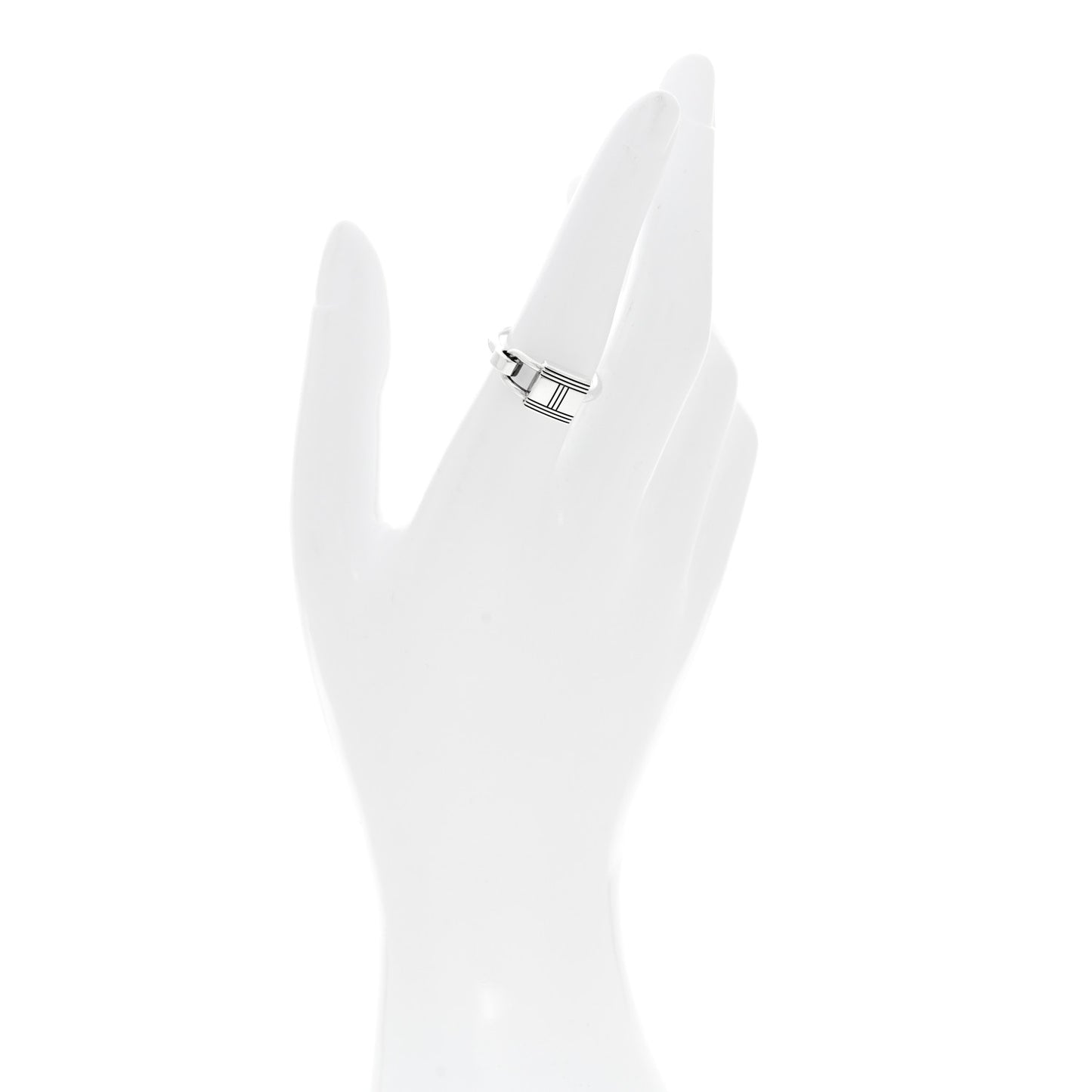 Sterling Silver Cadenas Ring 54 7