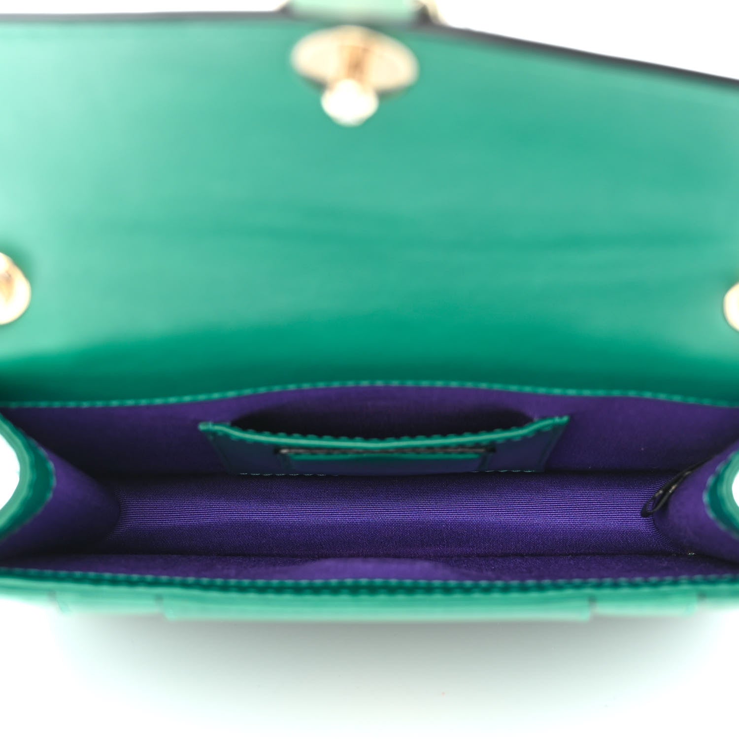 Bulgari Calfskin Serpenti Forever Crossbody Bag Emerald Green 6 of 13