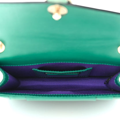 Bulgari Calfskin Serpenti Forever Crossbody Bag Emerald Green 6 of 13