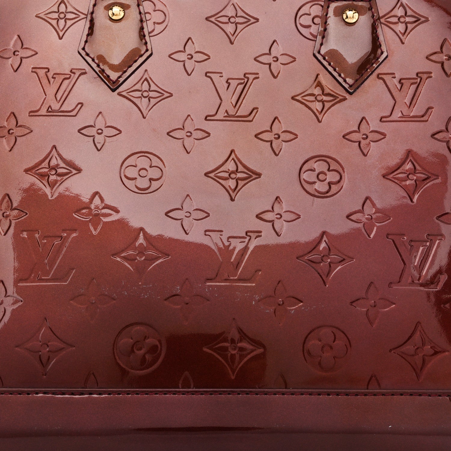 Louis Vuitton Vernis Alma PM Rouge Fauviste 10 of 10